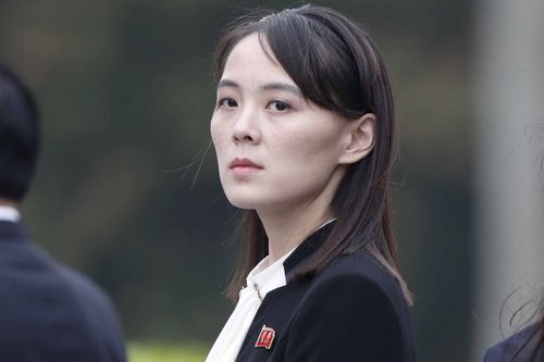 Kim Yo Jong, sister of North Korea's leader Kim Jong Un, attends wreath laying ceremony at Ho Chi Minh Mausoleum in Hanoi, March 2, 2019. 
