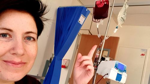 Jacqueline, was diagnosed with a very rare bone marrow failure disease in July 2020. Before that she was a healthy 35 year old flight attendant absolutely loving life! Since her diagnosis she has had at least one unit of platelets and one unit of red blood cells a week. Everything she does now revolves around blood testing and blood donations to keep her alive 