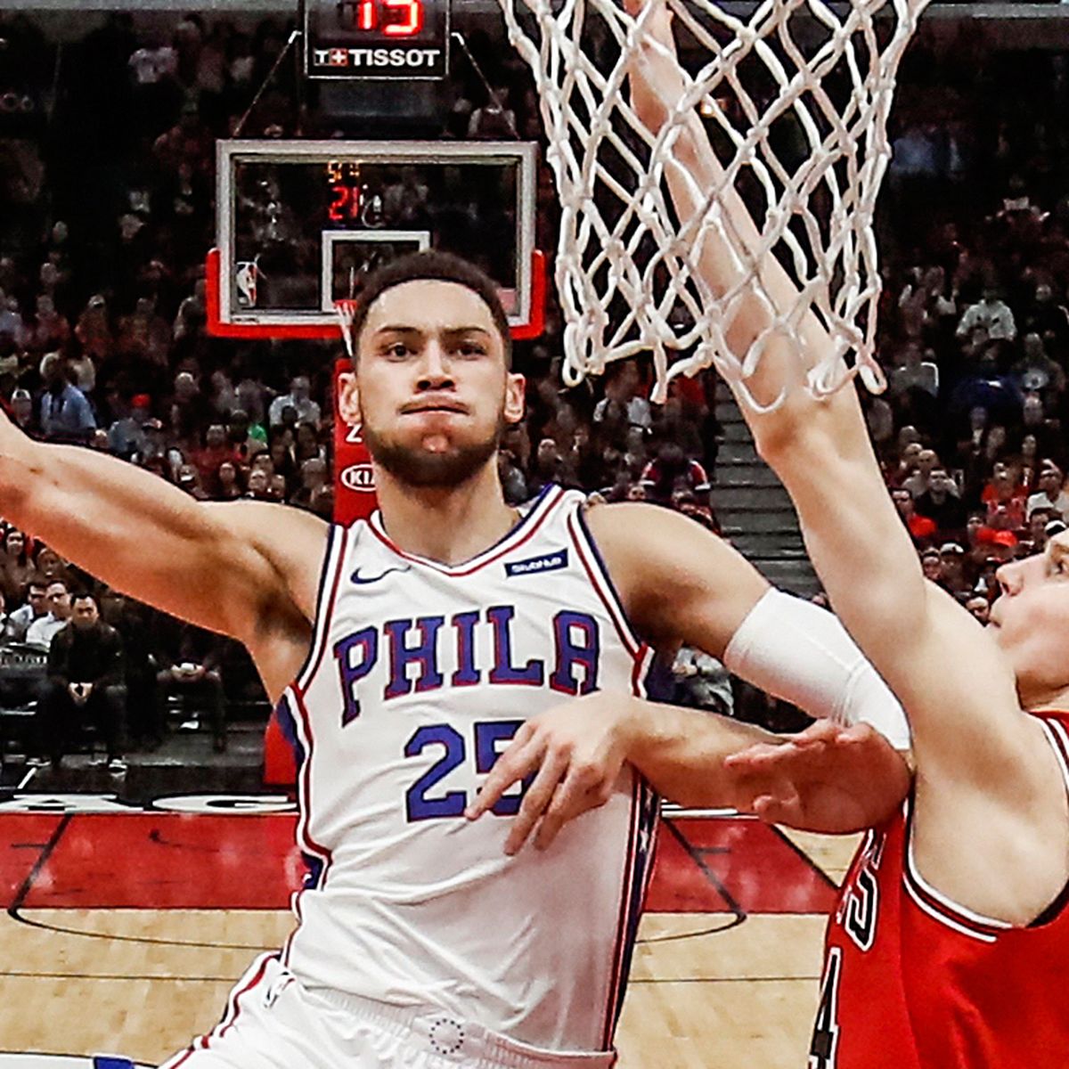 Ben Simmons hits 2nd NBA 3-pointer, scoring 34 for 76ers vs. Cavaliers