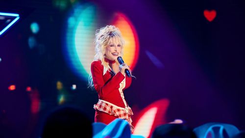 Dolly Parton is seen on Dolly Parton's Pet Gala in Nashville, on January 30.