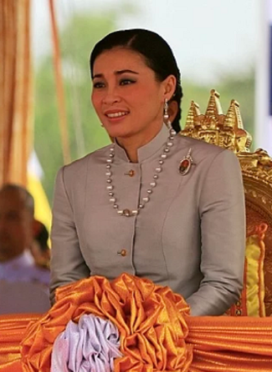 Suthida Tidjai is the king's latest wife, having wed earlier this year.