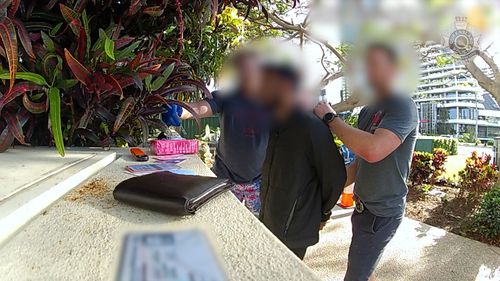 Five men charged with child sex offenses by Queensland police.