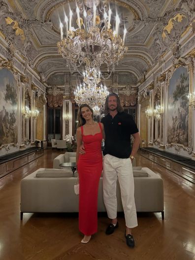 Matthew Copley and Delta Goodrem