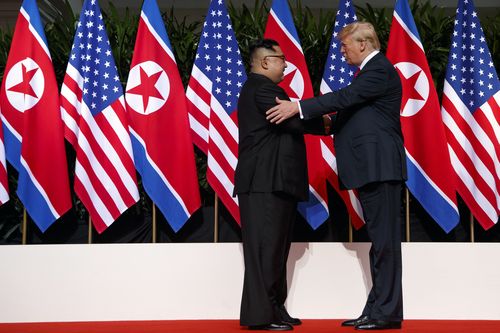 The June 12 Trump-Kim meeting in Singapore which gave hope for peace on the Korean pensinsular.