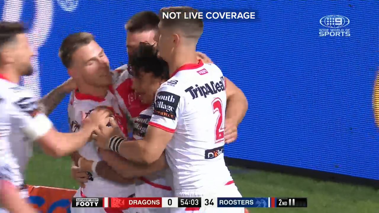 Roosters post dominant victory as League great's son shines on debut