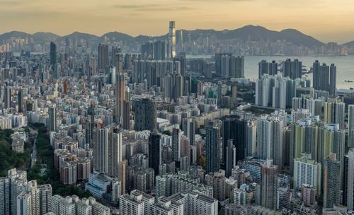 Hong Kong is one of the densest urban population centres in the world, with its developed areas reaching skyward to house its nearly 7,000 people per square kilometre in slender high rises along narrow tracts of land across the territory. 