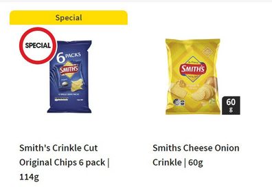 Coles chips