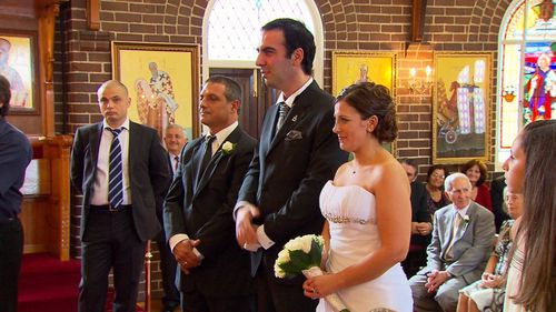 Oliver served as best man at Kosta's wedding.