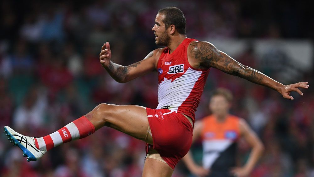 Buddy bags four more in Swans AFL win
