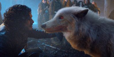 Jon Snow and Ghost