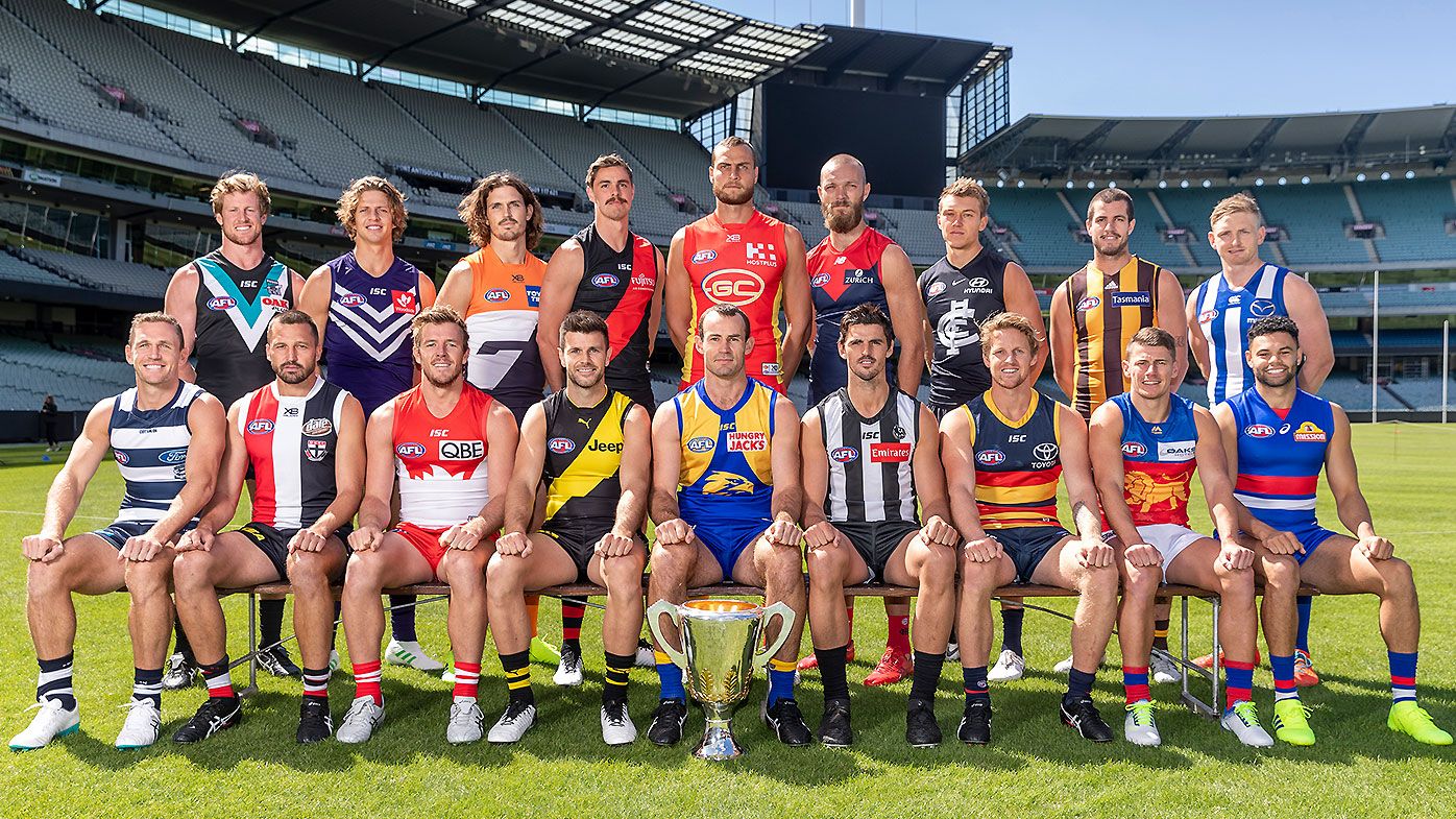 All 18 AFL captains