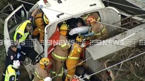 The crash happened about 2pm in Lorne. (9NEWS)