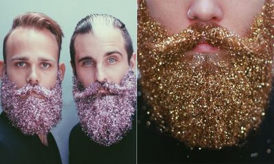 Glitter beards