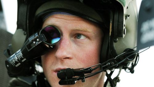 Prince Harry was a helicopter pilot with the British Army Corps. (AAP)