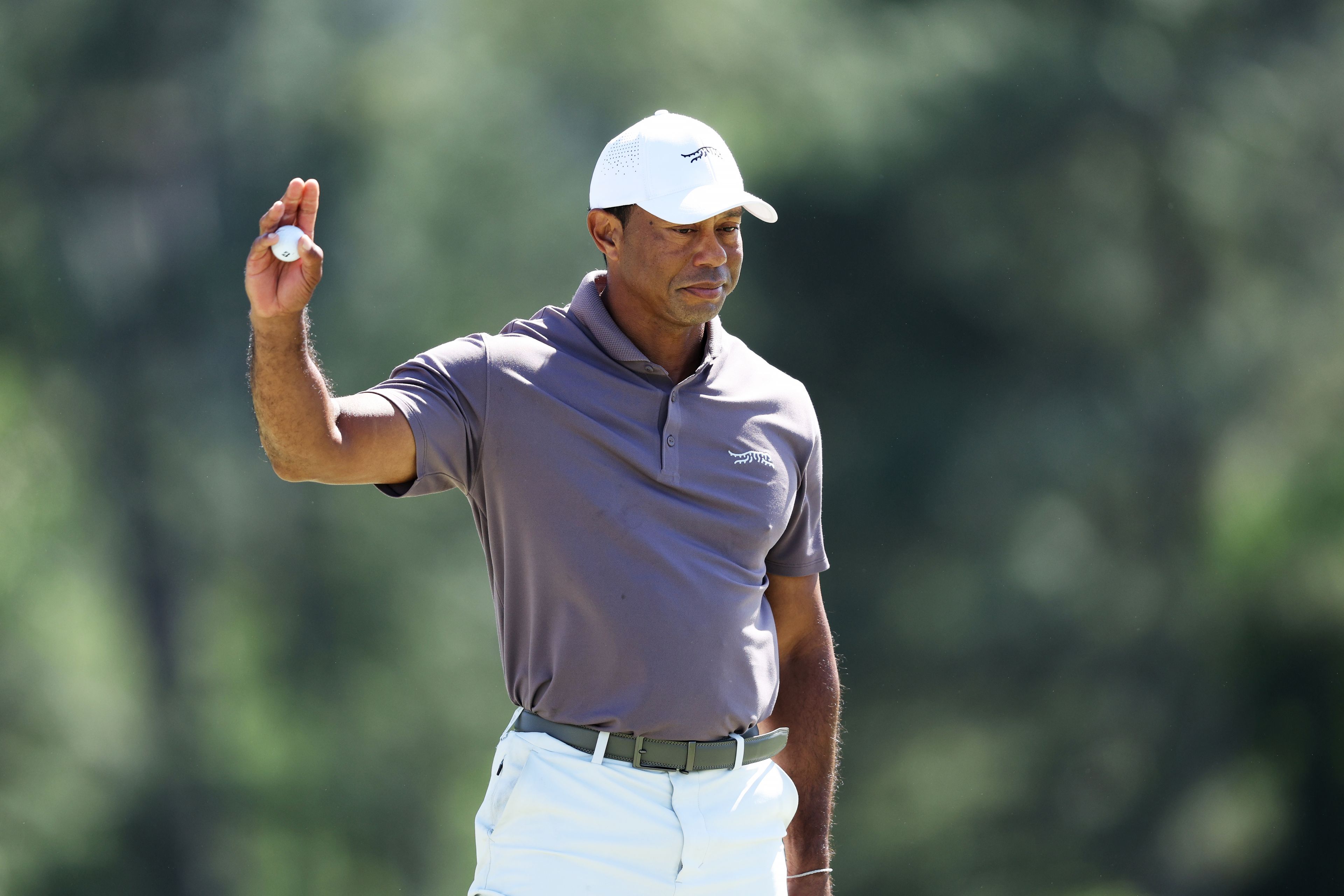 'It's been a long day': Tiger Woods breaks record for most consecutive cuts at The Masters