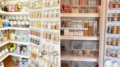 Pantry organisation storage Kmart