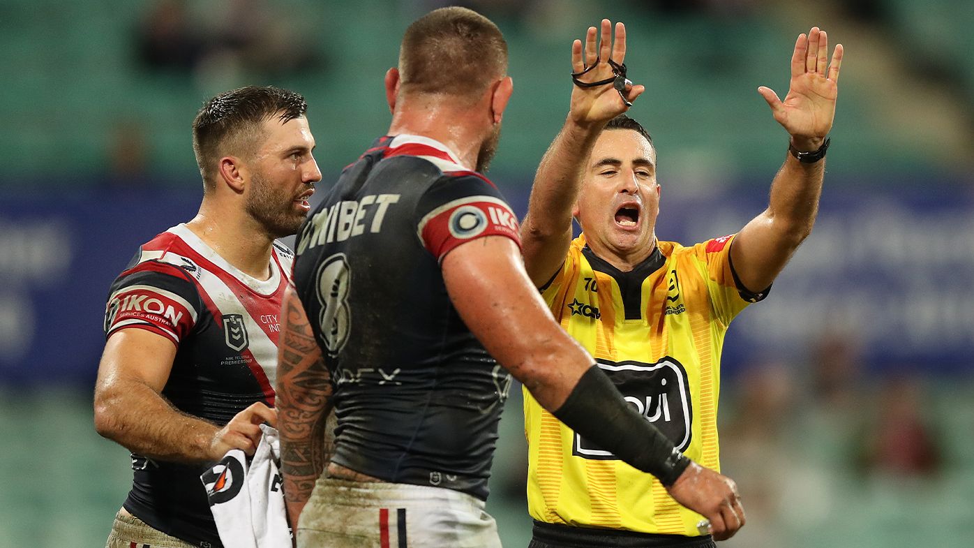 Roosters tough nut Jared Waerea-Hargreaves in hot water after foul-mouthed spray at ref