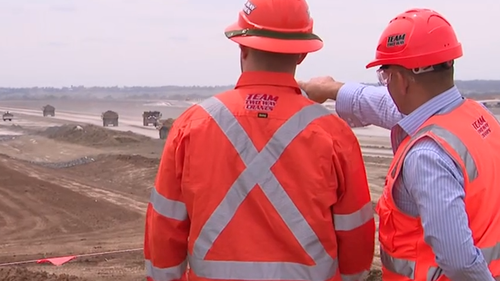 Western Sydney airport construction underway