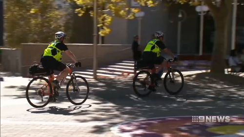 There are calls for more police on the beat across Perth's CBD. (9NEWS)