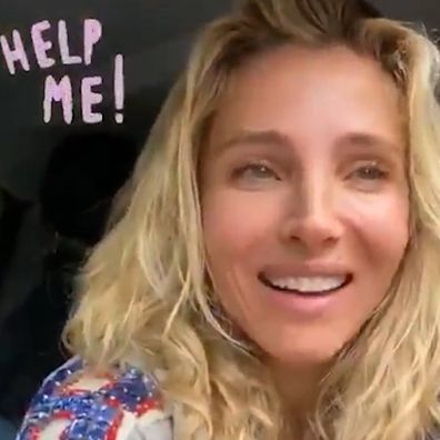 Elsa Pataky escaped through her car window