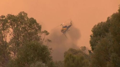 Tara bushfire Western Downs region Queensland