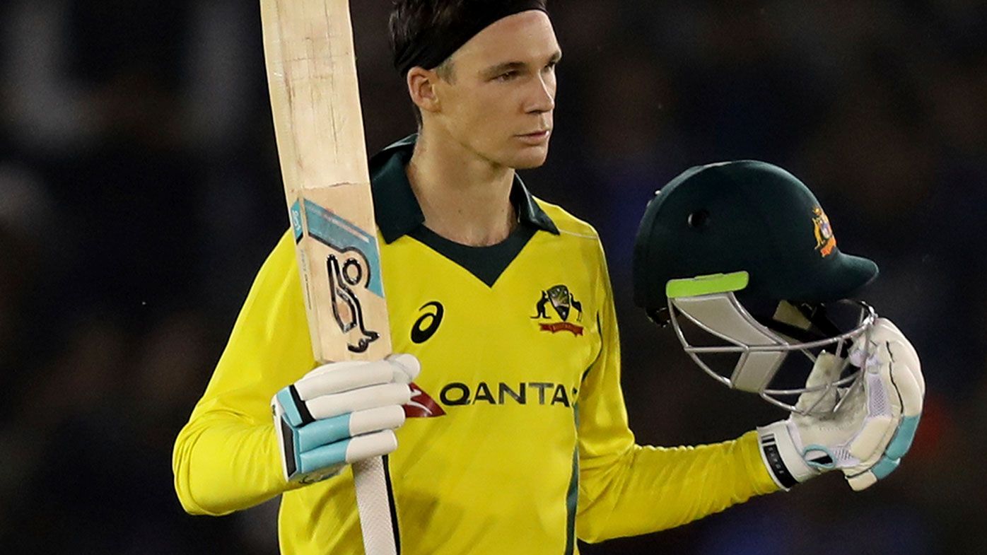 Peter Handscomb scored a century in game four of the series.