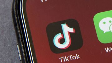 Icons for the smartphone apps TikTok and WeChat are seen on a smartphone screen in Beijing (Photo: August, 2020)