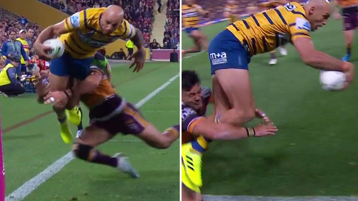 'His legs are almost in the dressing room': Blake Ferguson puts up late contender for try of the year