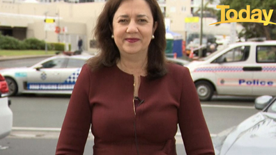 Annastacia Palaszczuk warned of length delays as the border opened to travellers.