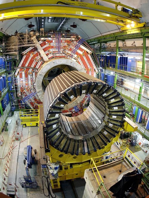Photo of the $10 billion Large Hadron Collider at the European Organization for Nuclear Research, or CERN. (AAP)