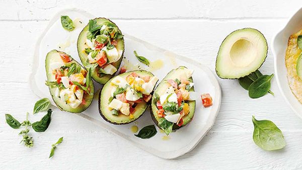 Libby Weaver's avocado egg bowls