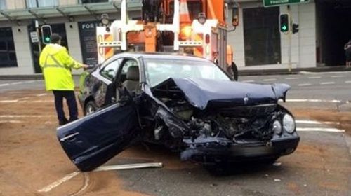 Sydney man in hospital following seven-car smash