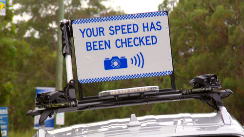 File image: A man has been fined after a mobile speed camera operator was allegedly threatened.