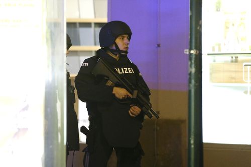 Austria's top security official said authorities believe there were several gunmen involved and that a police operation was still ongoing