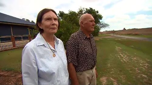 Terry and James Schmidtke say their retirement has been ruined by a highway development.