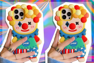 9PR: Espumoso Cartoon Clown Silicone Phone Case