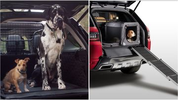 Land Rover have released a range of pet friendly car accessories for comfort and convenience.