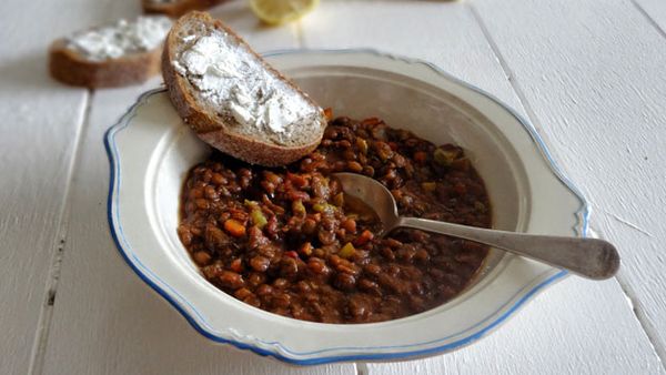 Greek lentil stew