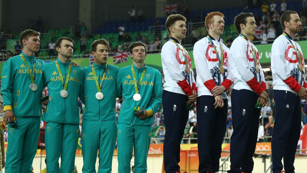 The sight of Australian competitors looking up at their British rivals was a common one in Rio. (Getty Images)