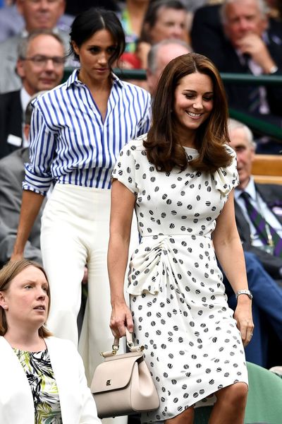 The Duchess of Sussex in Ralph Lauren at Wimbledon, July 2018