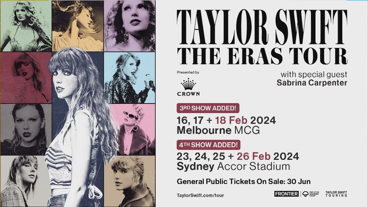 Taylor Swift The Eras International Tour Sydney, Australia Poster  Taylor  Swift Official AU Store – Taylor Swift Official Store AU