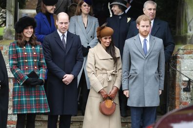 Prince Harry Meghan Markle Kate Middelton Prince William royal Christmas