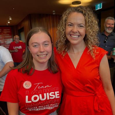 Charlotte Walker with Nadia Clancy