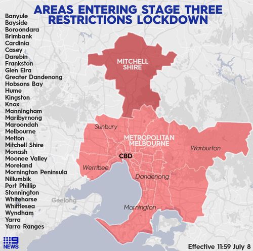 Coronavirus Victoria Restrictions Everything You Can And Can T Do In Stage 3 Lockdown Including Golf Gyms And Travel [ 496 x 500 Pixel ]