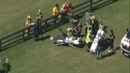 The patients are being transported to hospital, none have sustained serious injuries. (9NEWS)