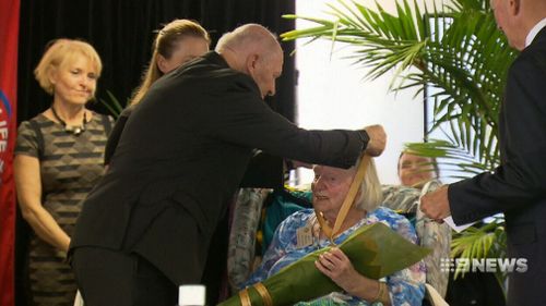 They were awarded their bronze medallions by the Governor General. (9NEWS)