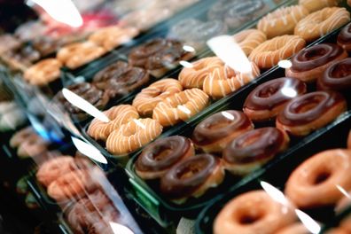 donut shop display