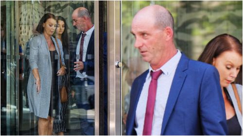 Craig and Donna Grace spoke at court today. (AAP)
