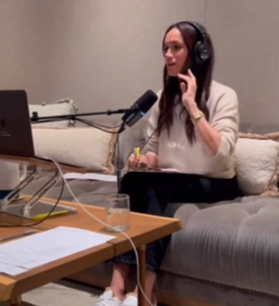 Meghan, the Duchess of Sussex, in a preview clip for her new podcast Confessions of a Female Founder.