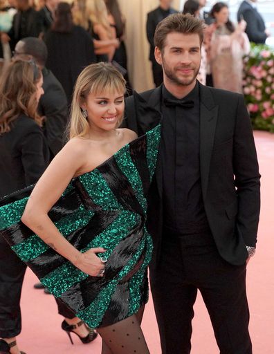 Miley Cyrus, Liam Hemsworth, Met Gala, red carpet